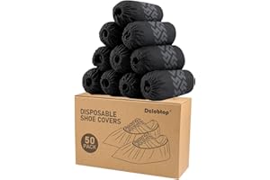 Shoe Booties Disposable Non Slip,Recyclable Shoe Covers Disposable Non Slip for Indoors, Fits Up To 11 US Men and 13 US Women