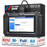 XTOOL IP500 for BMW OBD2 Scanner, Full Systems Bidirectional Scan Tool | Fit for BMW/MiNi/RR, ECU/Offline Coding, Battery Registration Tool, All Services-Injector Coding/BMS/ABS,Lifetime Free Update