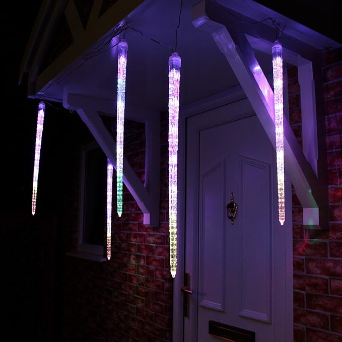 Festive Lights 5m Snowing Effect Outdoor Acrylic Icicle Lights with 20
