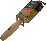 Coral Chunky Monkey 40mm Round Paint Brush Firm Convex Finish FSC Wood Handle view 3