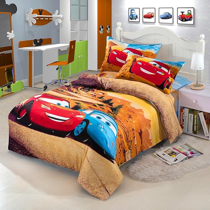 Juego de cama infantil, diseño de Rayo McQueen de Cars 3 ...