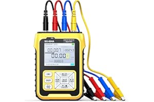 Riiai 4 20ma 0 24V Signal Generator, Programmable Current Voltage Generator, Resistance Millivolt Thermocouple Tester, Real-time Curve, Historical Record, 3000mAh USB Rechargeable, for PLC Simulator