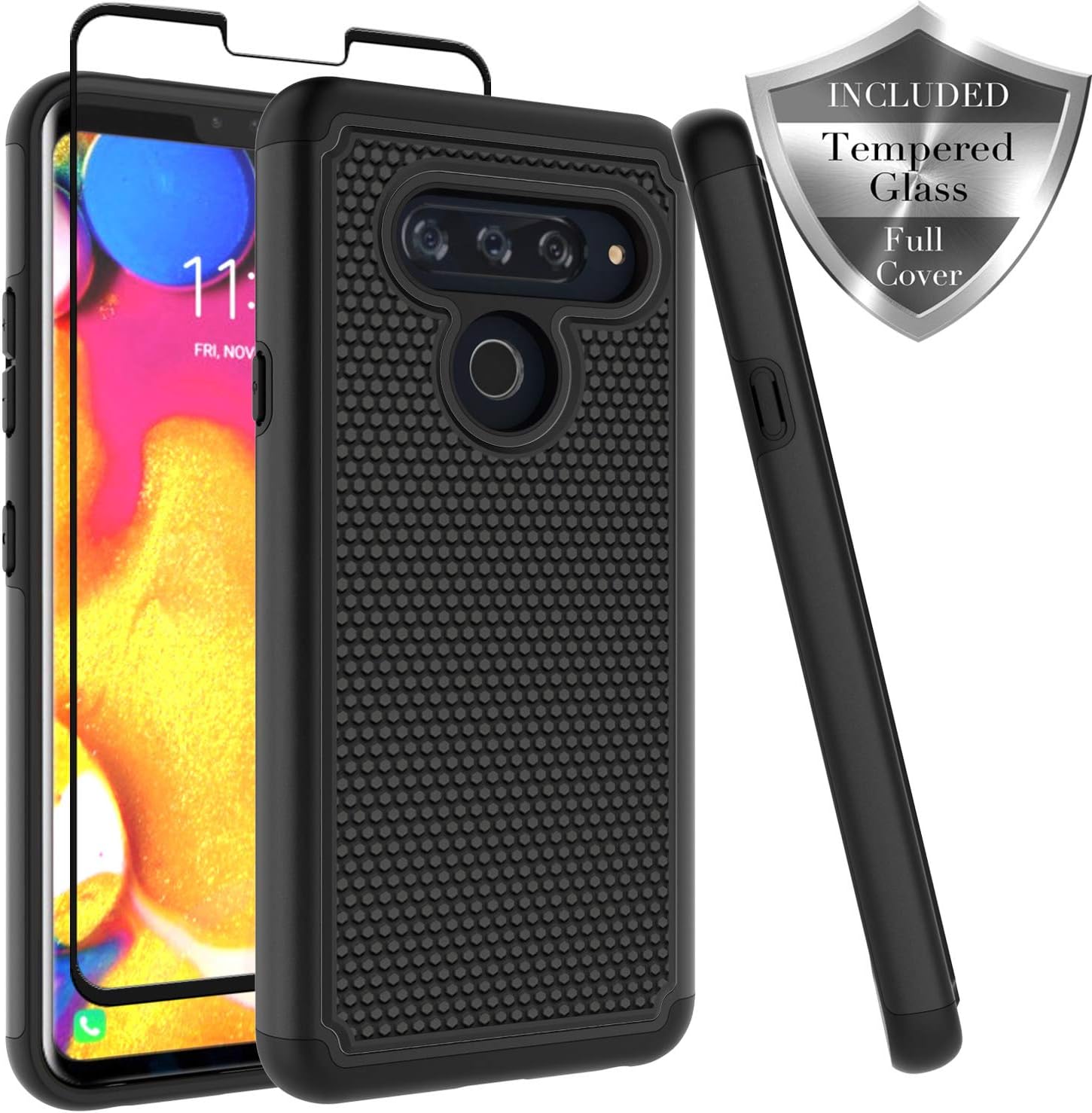 Best Lg V40 Tempered Glass Full Glue