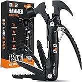 BIIB Valentines Day Gifts for Him, 12 in 1 Hammer Multitool Gifts for Men, Mens Valentines Day Gifts for Boyfriend Husband, Birthday Gifts for Men, Mens Gifts for Dad, Camping Essentials Gear Tools