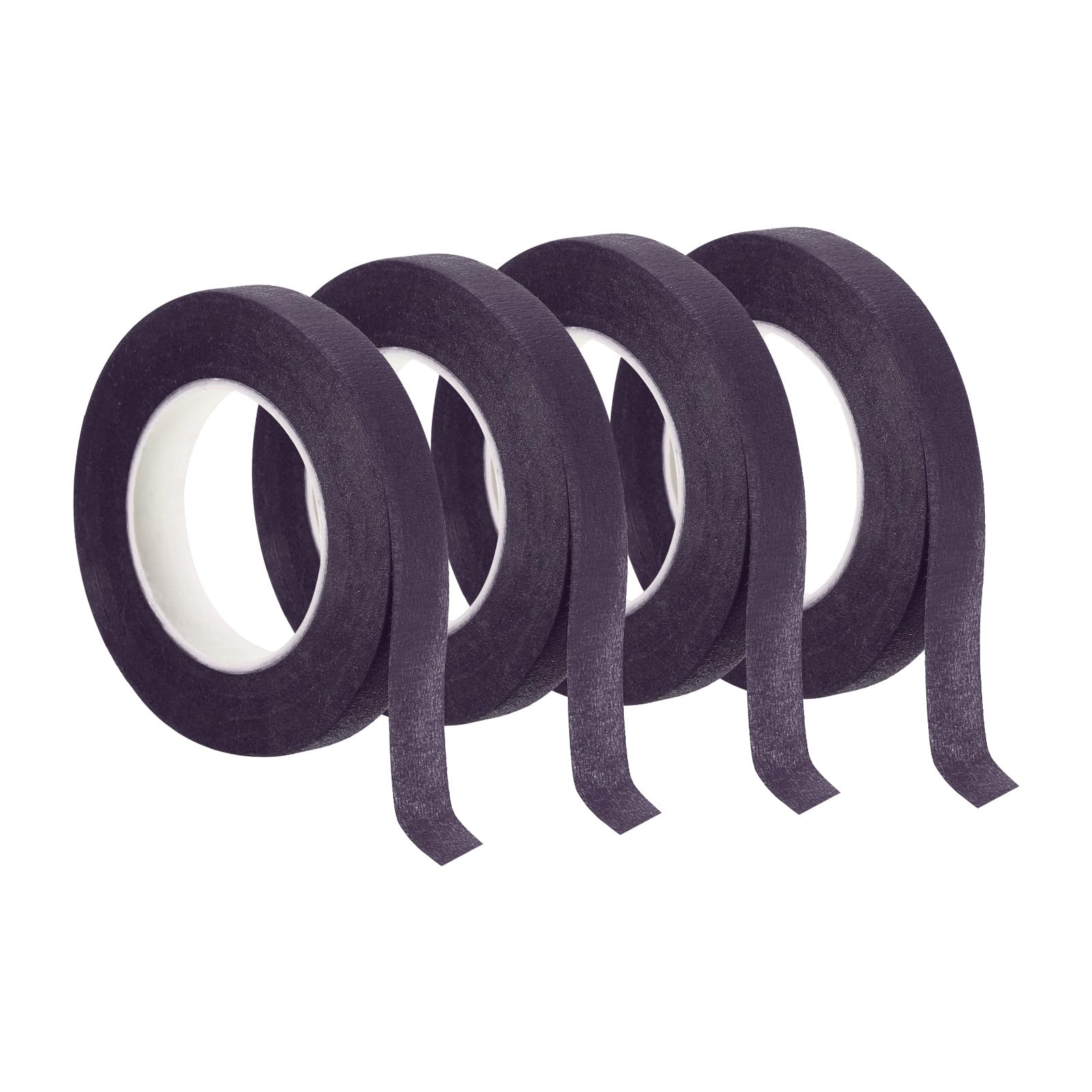 PATIKIL 30 Yard Floral Tapes, 4 Roll Florist Tape Crepe Paper Flowers Bouquets Tapes Waterproof for Flower Stem Wrapping, Purple (27 Meters)