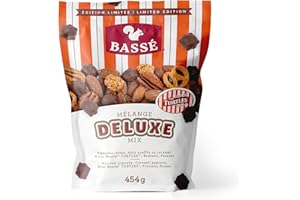 Bassé Turtles Deluxe Mix 454g | Almonds, Caramel Popcorn, Mini TURTLES Pieces, Pretzels & Pecans