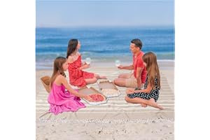 ANTFUNY Giant Huge Thin Boho Throw Blanket Turkish Beach Blanket Towel Jumbo Extra Large Xl XXl Big Oversized Outdoor Picnic Accessories Airplane Travel Essentials Camping Gears Must Haves Yard Yoga Mat Beige