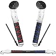 AMVR 3-in-1 Handle Attachment Compatible with Meta/Oculus Quest 3 Accessories,Beat Saber Handles,VR Gorilla Tag Long Arms Extension Grip,for Quest 3 Golf Club Attachment,VR Game(Not for Charging Dock)