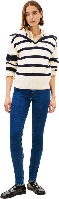 Damen Jeans Hose Como Skinny Fit, Blau (EMI), 28W/32L