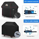 Zettum BBQ Cover 152 CM Heavy Duty Waterproof PU Coating Grill Cover view 6