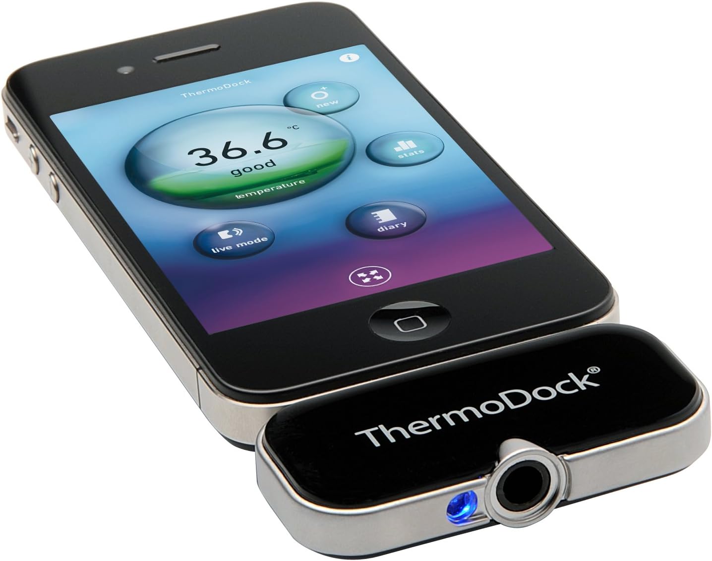 Medisana ThermoDock Infrared Thermometer Module for iPod, iPhone and