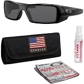 Oakley GASCAN OO9014 Rectangle Shape Sunglasses With Official Eyewear Kit | Men's &bull; High-Wrap Design &bull; O Matter Frame &bull; Unobtainium Nosepads &bull; Three-Point Fit &bull; Impact Protection &bull; Polarized Available
