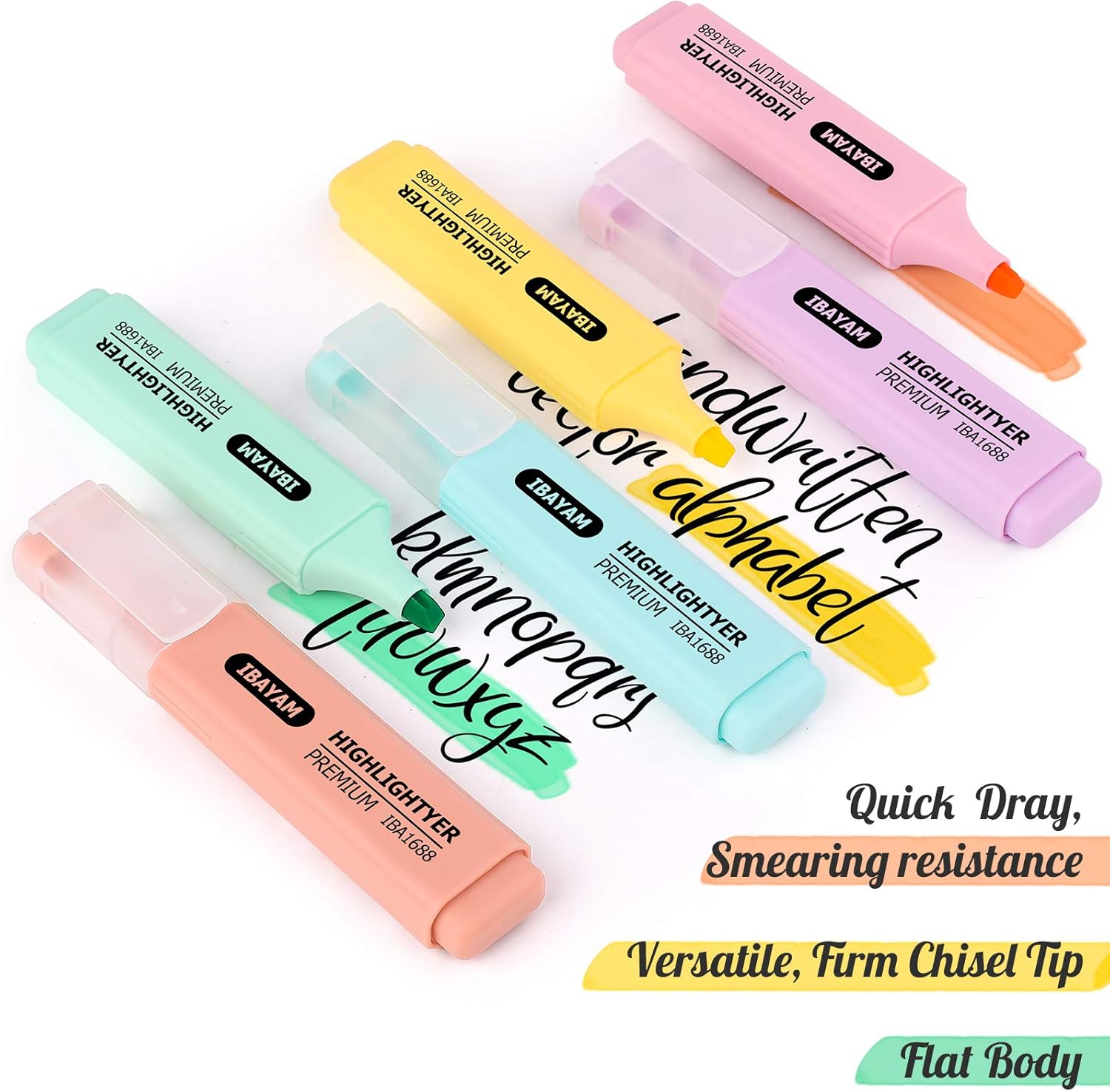 Highlighters, Pastel Colors Highlighter Set, Assorted Colors Highlighters and Pens, Chisel Tip Marker Pens for Adults Kids Students Journaling Highlighting Planner Notes, Office School Supplies : Office Products