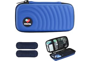 CDBXPRG Insulin Cooler Travel Case,Diabetic Cold Pack Organizer Bag with 2 Reusable Ice Packs for Insulin Pen and Other Medication Diabetic Supplies Blue
