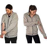 USBD Dialysis Hoodie with Arm Zippers Unisex Hemodialysis Patient IV Sweatshirt