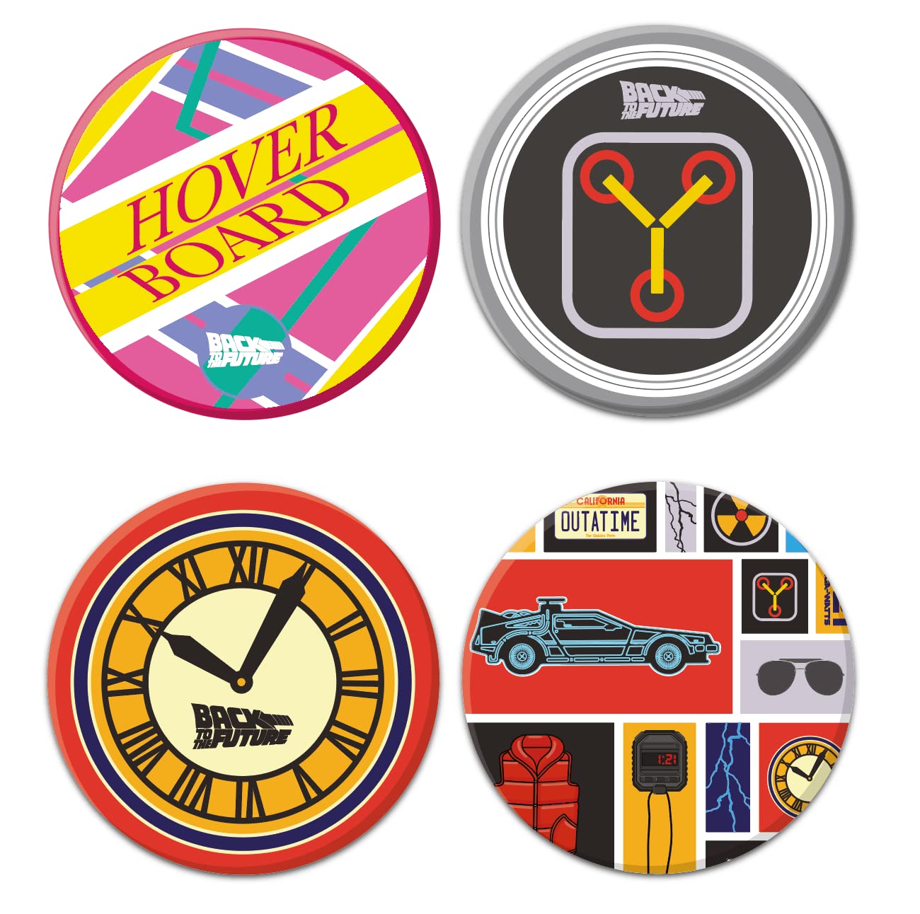 Back to the Future - Coasters - Back to the Future Coasters Set of 4 (Ceramic)