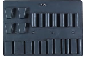 Platt, C PALLET, Storage Case Set, 17-1/4X12-1/4X1/2, Black