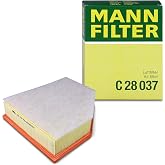 Mann Filter C 28 037 Engine Air Filter Replacement Compatible With BMW 530e, 530i, 540i, 740i, 745e, 840i, X3, X4, X5, X7