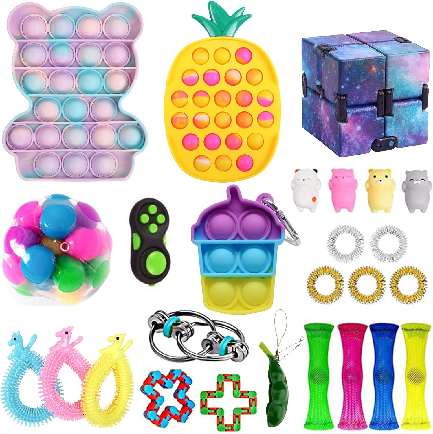 Fidget Toys Adults Mini Fidget Cube Toys, Juguetes Sensoriales