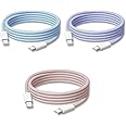 iPhone 15 16 Fast Charger Cable 3ft,3 Pack USB C Car Charging Cord for iPhone 16/15 Plus/15 Pro Max,MacBook Pro 2021/2020/2019,Google Pixel 9 Pro XL 8A 8 Pro 7A 6 Pro,Samsung Galaxy S24