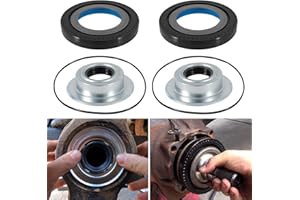 LAIKOU Front Axle Knuckle Vaccum Shaft Seal & Outer Tube Seals Kit Set Fit For Ford 2005-2019 F250 F350 F450 F550 Super Duty Dana Super 60 Replace #2023068#2014835#54983