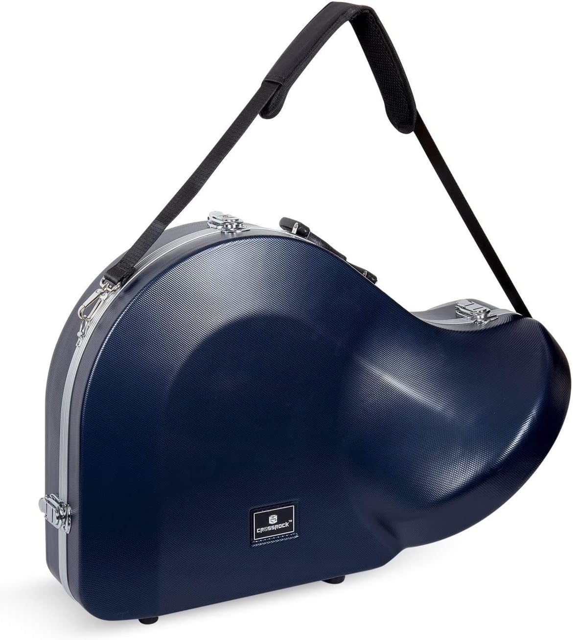 Crossrock ABS Molded Blue French Horn Case (CRA861FHBL): Musical Instruments
