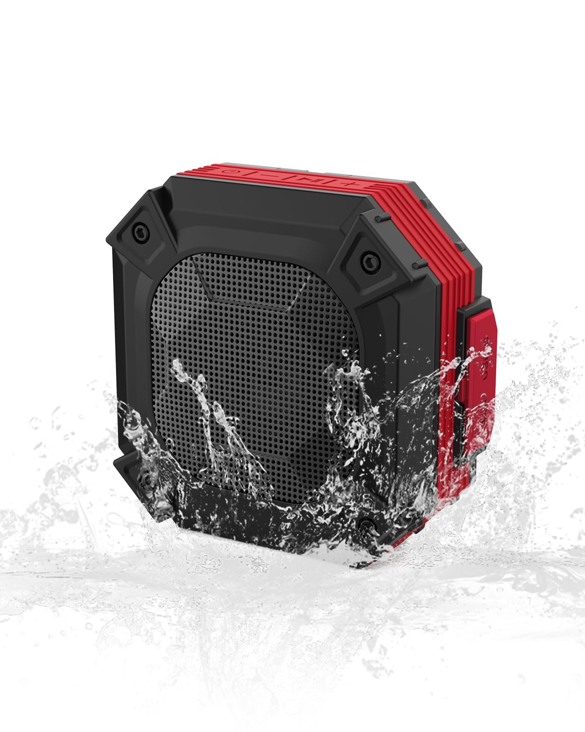 Photo 1 of Qozybuds Bluetooth 5.4 Jobsite Speaker with Magnet and Hook, 45H Working Time IPX6 Waterproof Speaker Plays Audio and Answers Calls Hands Free, Voice Assistant