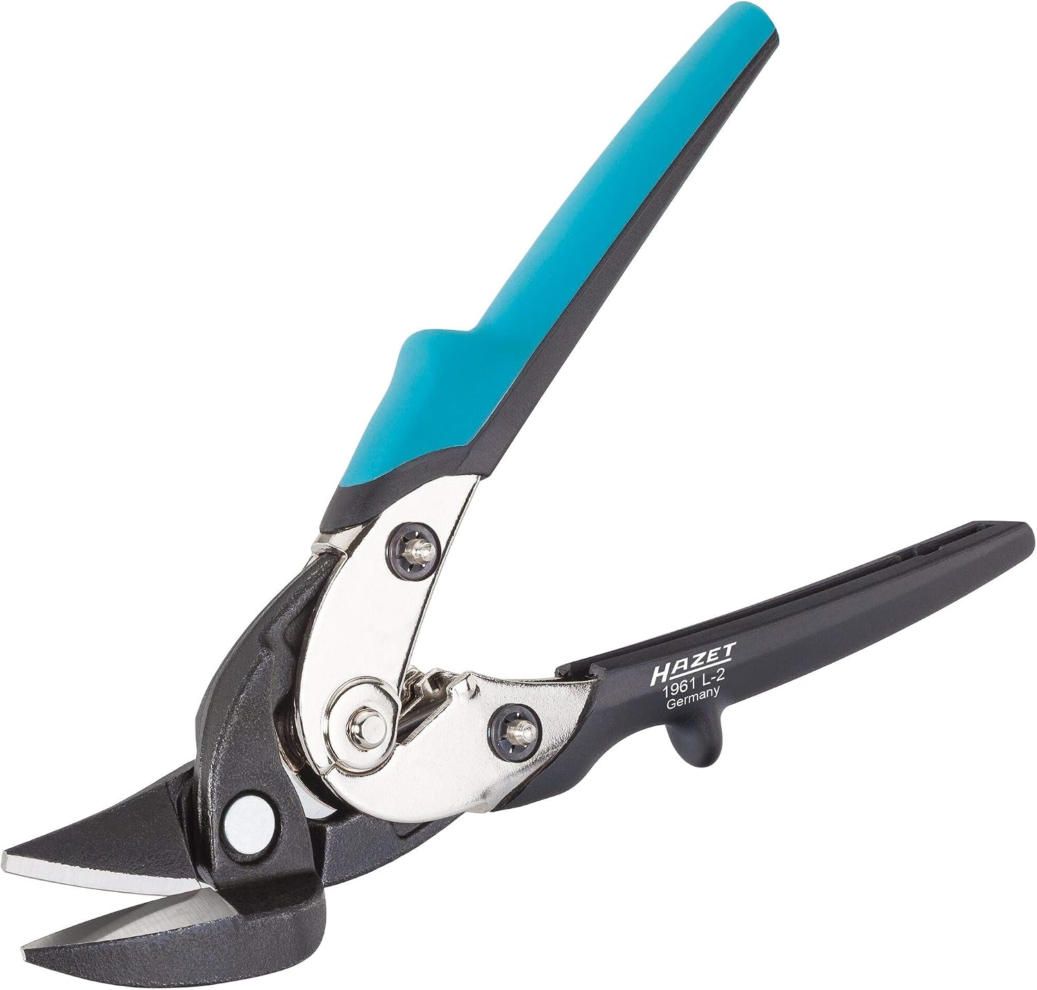 HAZET 1961L-2 260 mm Sheet Metal Profile Snips - Multi-Colour, abgewinkelter Kopf
