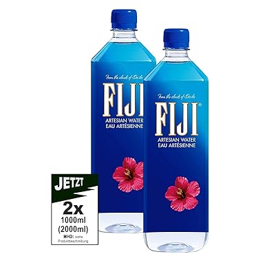 Fiji Mineral Water Natural Artesian STILL 2x 1000ml (2000ml) - Original Südsee Import
