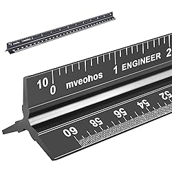 Engineer Scale Ruler, Imperial Measurements