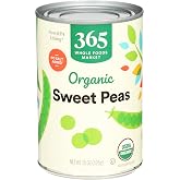 365 by Whole Foods Market, Organic Sweet Peas No Salt Added, 15 oz