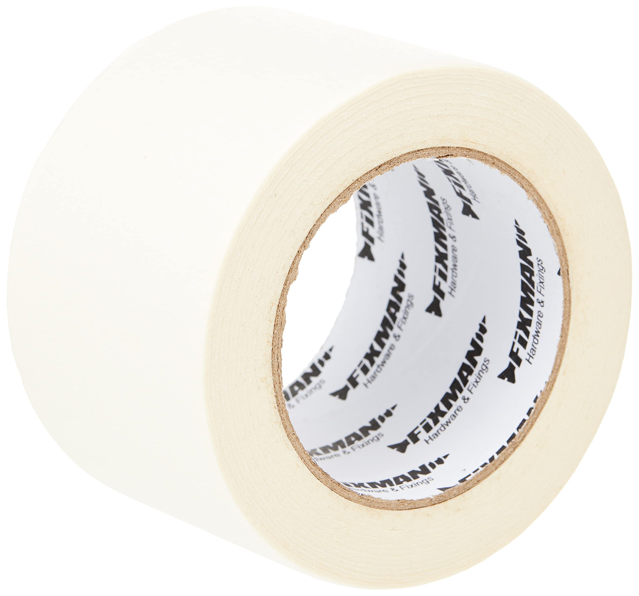 Fixman 188185 Masking Tape 75 mm x 50m,White