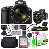 Nikon COOLPIX P950 16MP 83x Optical Zoom Digital Camera (26532) Deluxe Bundle Kit -Includes- Sandisk 64GB SD Card + Large Camera Bag + Filter Kit + Spare Battery + Telephoto Lens + More