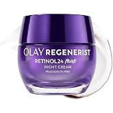 Olay Retinol Night Cream for Women, MAX, Anti-Aging Face Moisturizer, Fragrance-Free, Non Greasy - Anti-Wrinkle, Smooth Fine Lines, Hydrating Skin Care - Triple Collagen Cream, Niacinamide, 1.7oz
