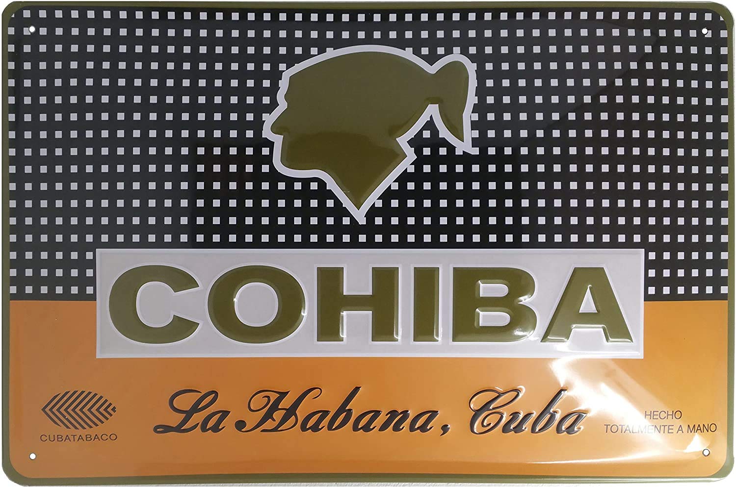Cohiba CIGARRE Retro Advertising Tin Sign Door Sign Bar Decoration Embossed 30x20cm