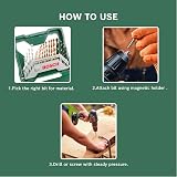 Bosch 30pc X-Line Titanium Drill and Screwdriver Bit Set for Wood Masonry Metal view 5