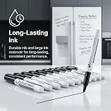 Volcanics Black Dry Erase Markers 12 Pack Fine Tip Whiteboard Pens view 5