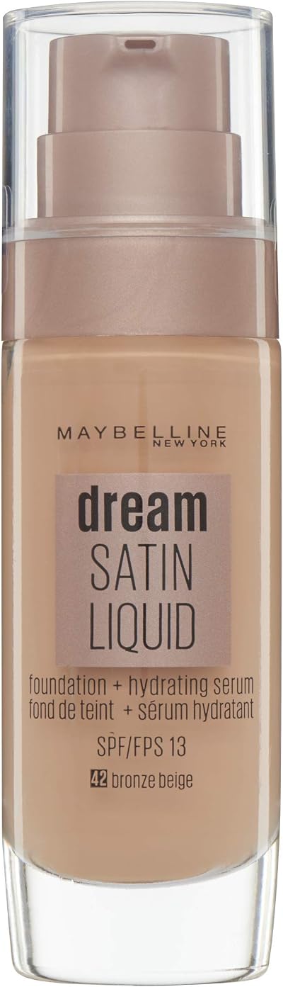 Maybelline Dream Satin Liquid Foundation 042 Bronze Beige 30ml Brand New