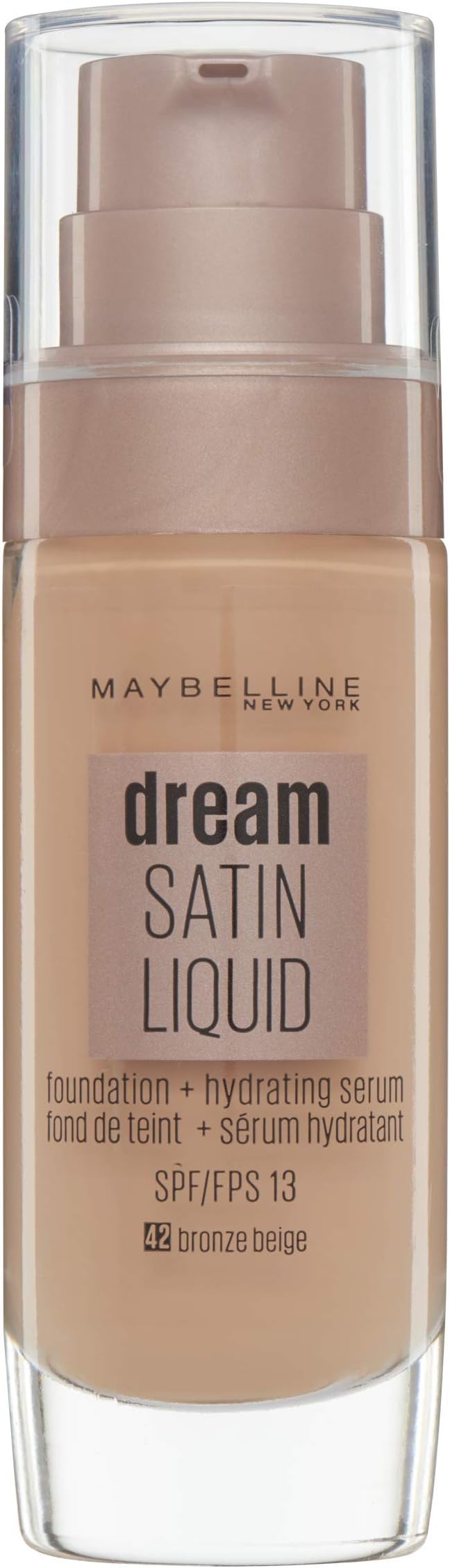 Maybelline Dream Satin Liquid Foundation 042 Bronze Beige 30ml Brand New