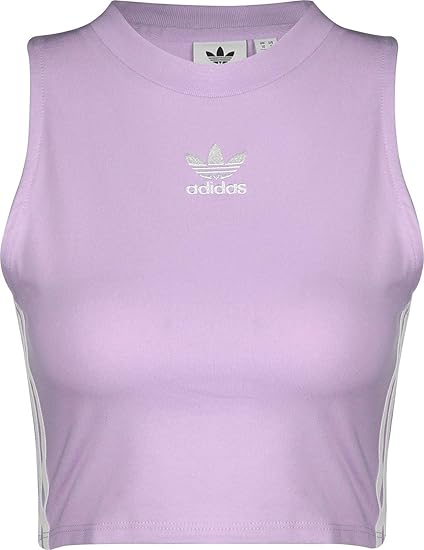 adidas crop top purple