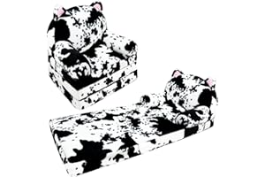 QIUODO Toddler Chair Plush with Removable Cover, Kids Sofa Bed to Lounger, Comfy Kids Couch for Kids Age 1-3