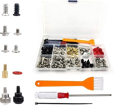 HAOCHEN 332 Pcs PC Computer Motherboard Screws and Standoffs Laptop Hard Drive