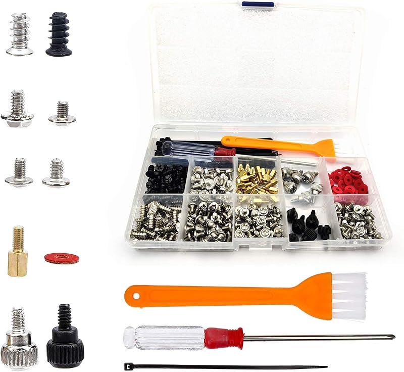 HAOCHEN 332 Pcs PC Computer Motherboard Screws and Standoffs Laptop Hard Drive