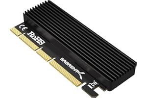 SABRENT NVMe M.2 SSD to PCIe X16/X8/X4 Card with Aluminum Heat Sink (EC-PCIE)