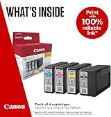 Canon Ink PGI-1500 C M Y BK 4 Pack Genuine Colour Cartridges view 2