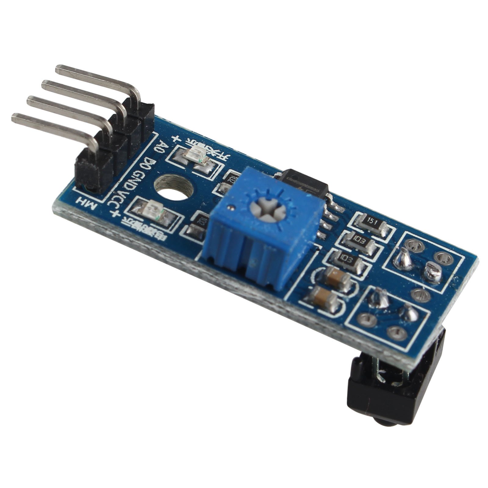 HALJIA TCRT5000 Infrared Reflectance Tracking Sensor Module Obstacle Avoidance Module Line Tracking Compatible with Arduino