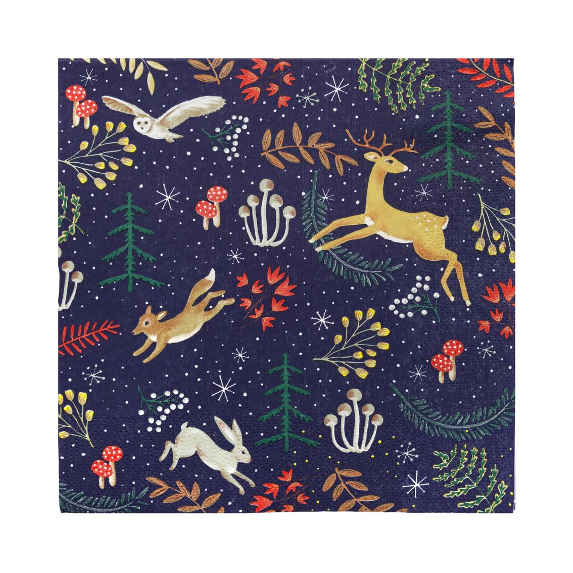 Photo 1 of Truly Magical Recyclable Christmas Napkins, Enchanting Winter Wonderland Themed Xmas Disposable Serviettes | Perfect for Decoupage |Exclusively Designed in The UK | Pack of 20