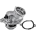 X AUTOHAUX 2722000115 Engine Coolant Thermostat Housing Assembly for Mercedes-Benz C250 C280 C300 CLK350 ML350 ML450 R350 S400 SLK280 SLK300 SLK350 2005-2012 2722000415