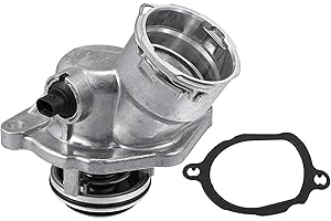 X AUTOHAUX 2722000115 Engine Coolant Thermostat Housing Assembly for Mercedes-Benz E350 2006-2011 for Mercedes-Benz ML350 C30
