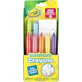 Crayola Bathtub Crayons with Bonus Eraser, Washable Tub Coloring Kit for Kids, Non-Toxic, Easy Cleanup Bath Toys for Kids, Includes 7 Crayons + Eraser